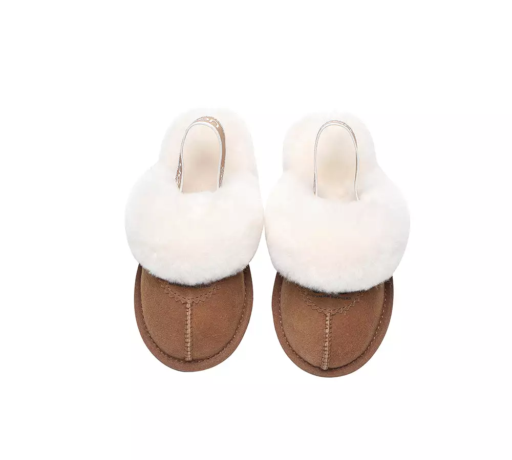 UGG Australian Shepherd Kids Slingback Ugg Slipper Waffle Plus