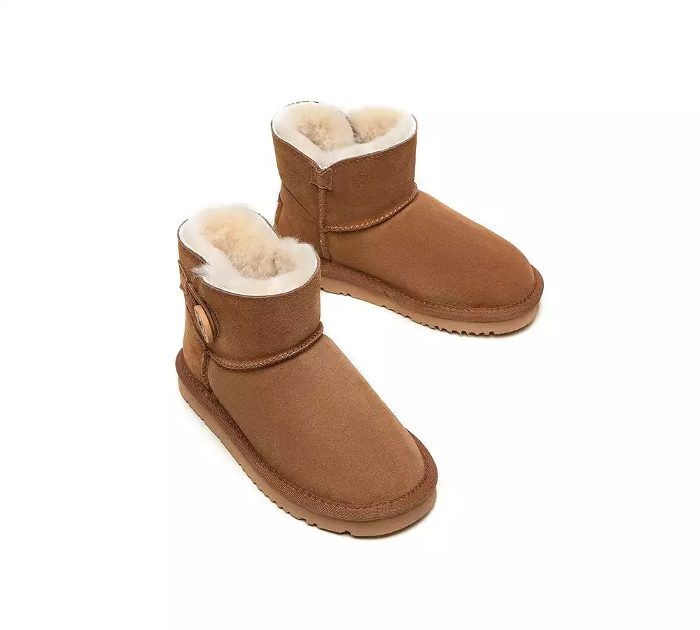 UGG Australian Shepherd Ugg Boots Nolan Kids Mini Button