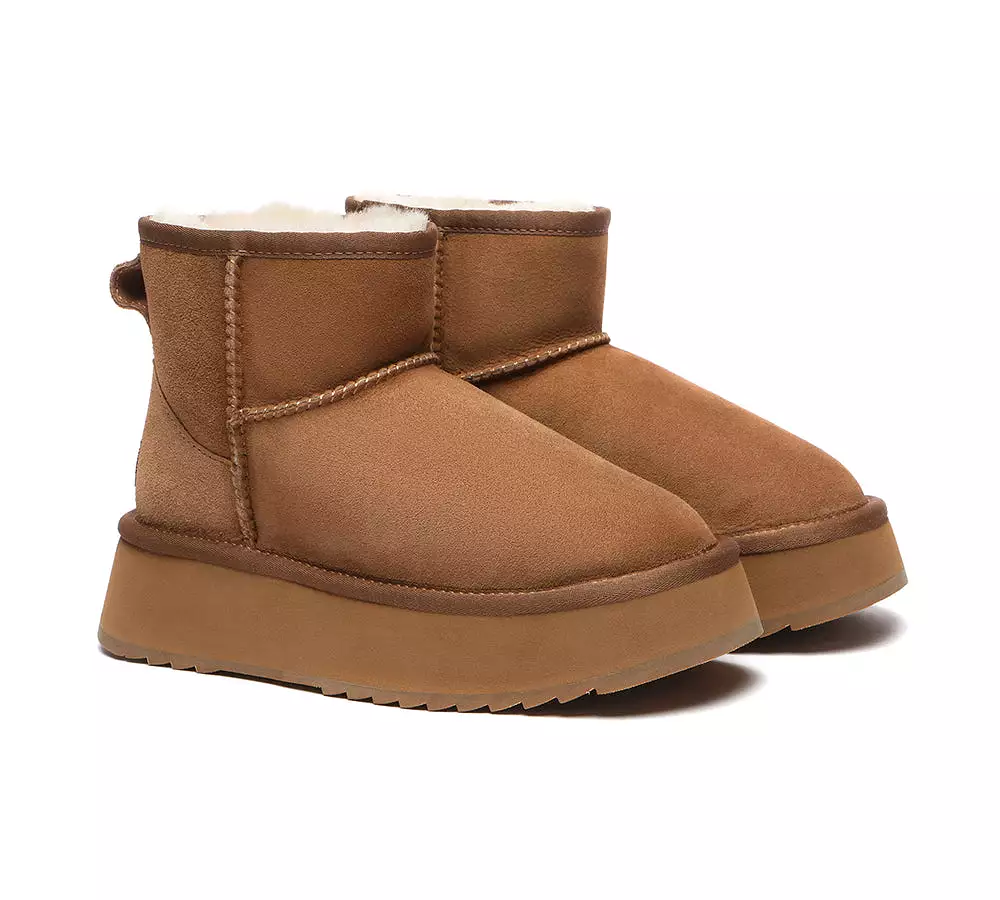 UGG Australian Shepherd Ugg Mini Platform Ugg Boots Thick Bottom Mini Classic