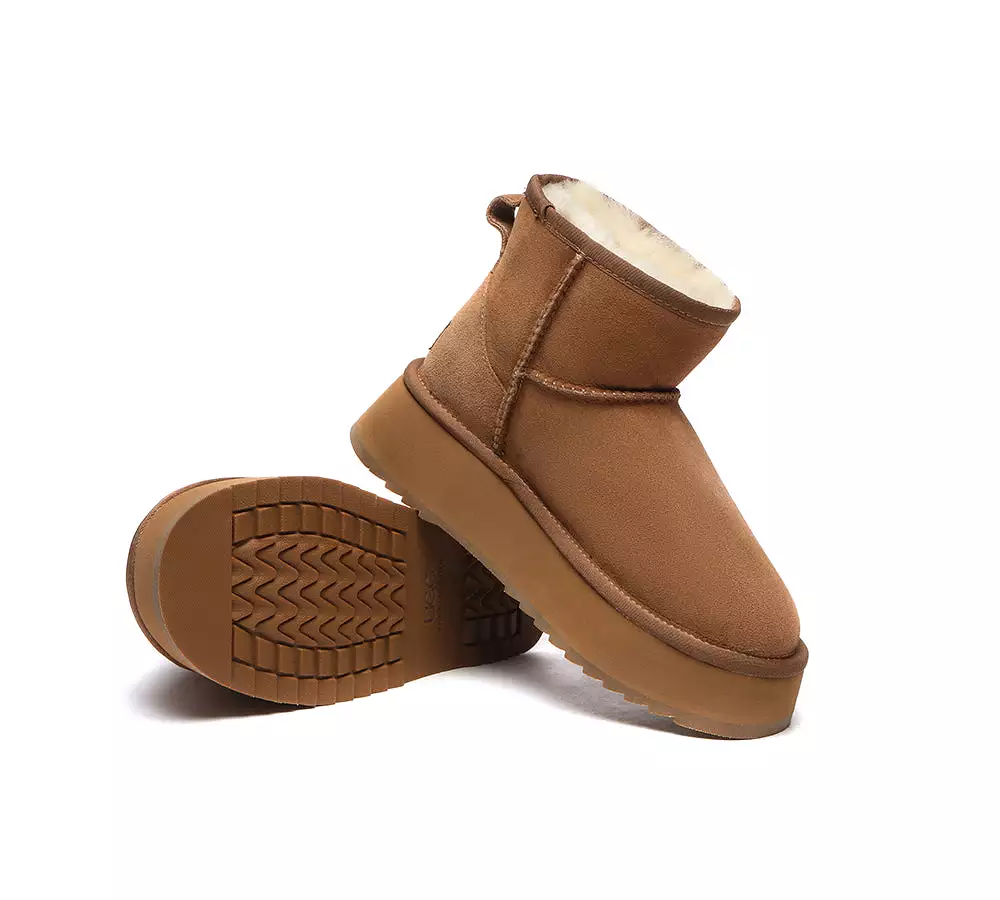 UGG Australian Shepherd Ugg Mini Platform Ugg Boots Thick Bottom Mini Classic