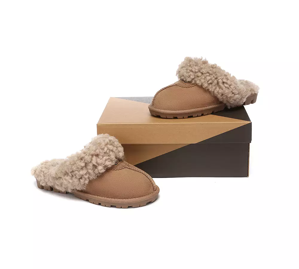 UGG AUSTRALIAN SHEPHERD Ugg Slipper Double Faced Sheepskin Waffle Curly