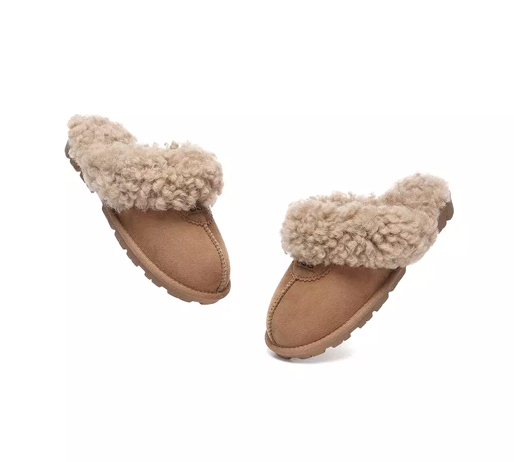 UGG AUSTRALIAN SHEPHERD Ugg Slipper Double Faced Sheepskin Waffle Curly