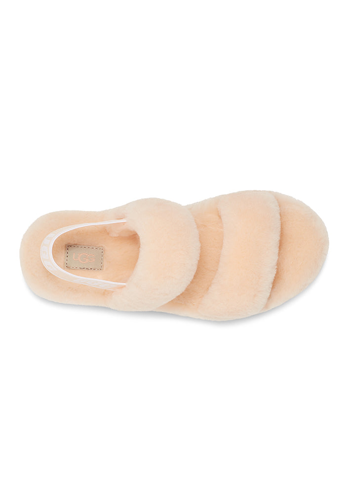 UGG Oh Yeah Slide Slippers - peach fuzz