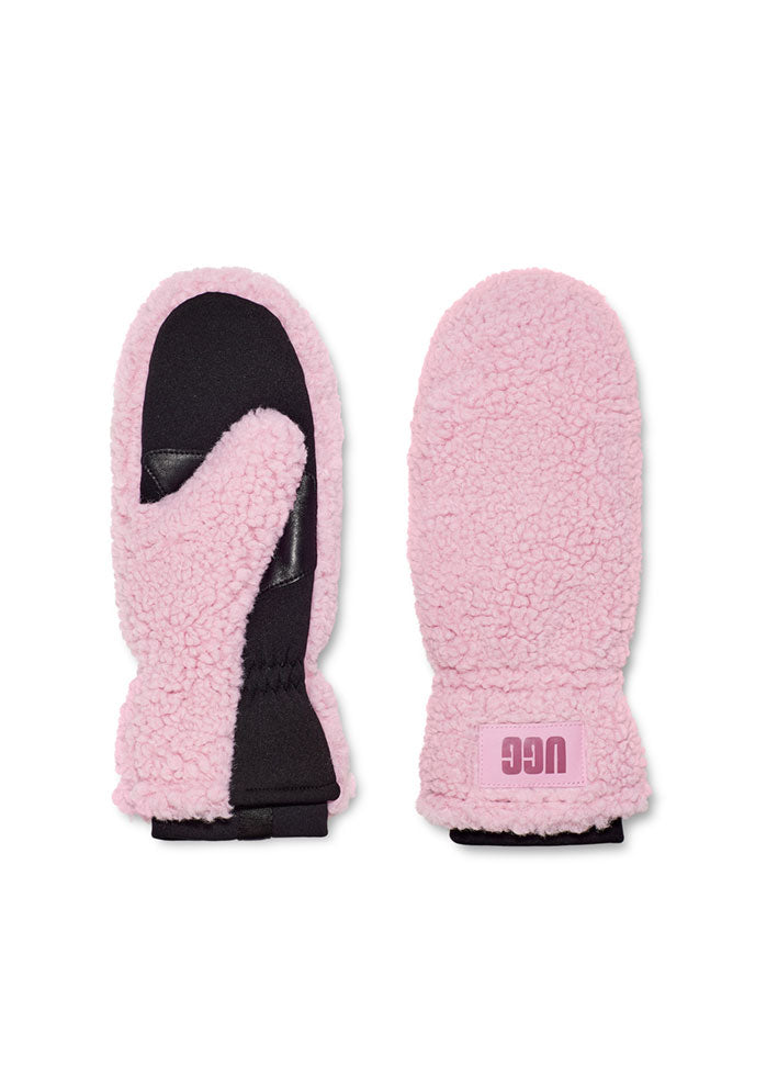 UGG Sherpa Mittens with logo - Vanter - lavender breeze