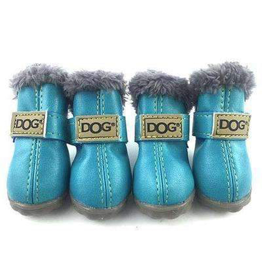 Waterproof Dog Ugg Boots - Brown, Black, Pink, Blue