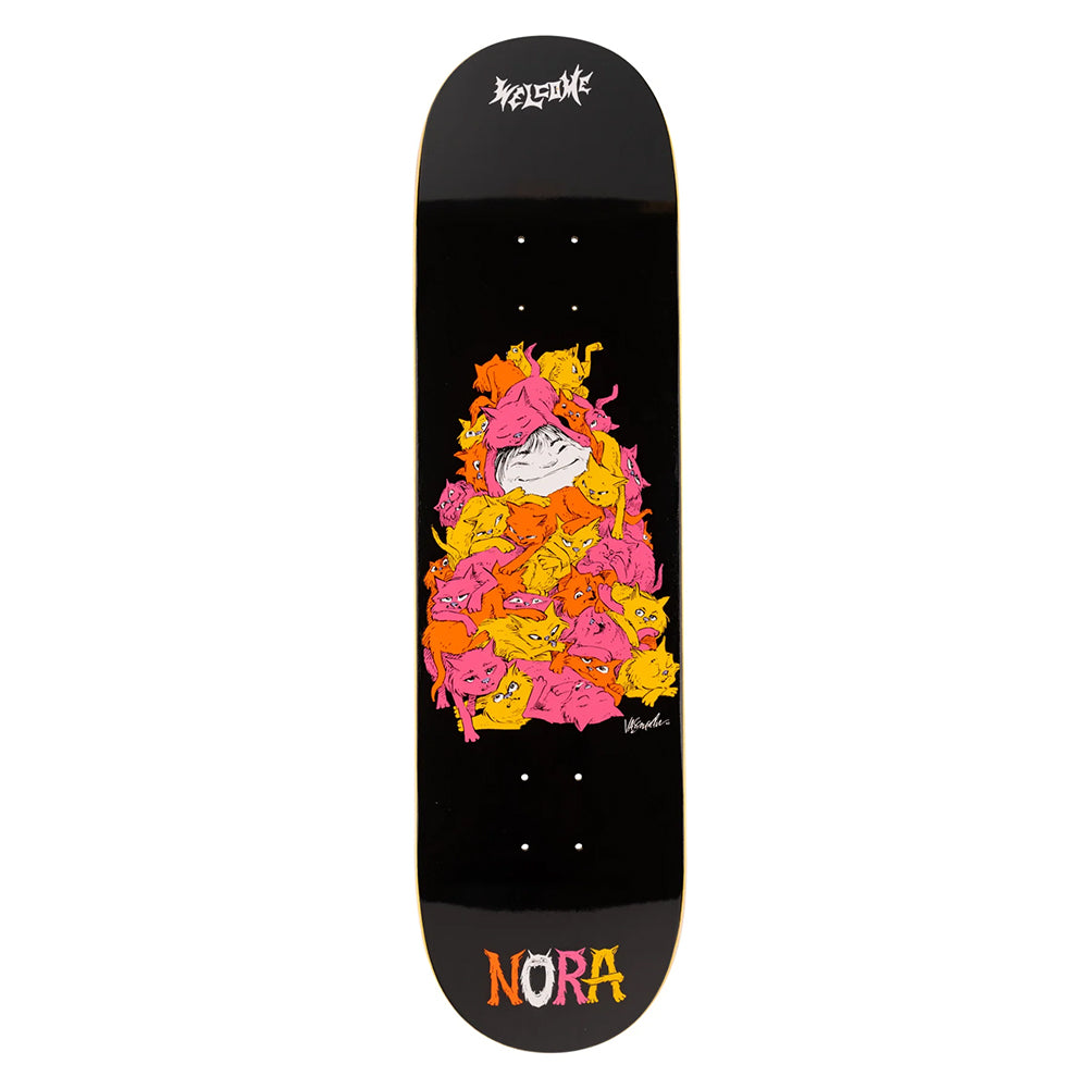 Welcome Nora Purr Pile on Popsicle Skateboard Deck