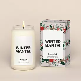 Winter Mantel candle