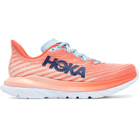 Women's Hoka One One Mach 5, Camellia/Peach Parfait, 10 B Medium