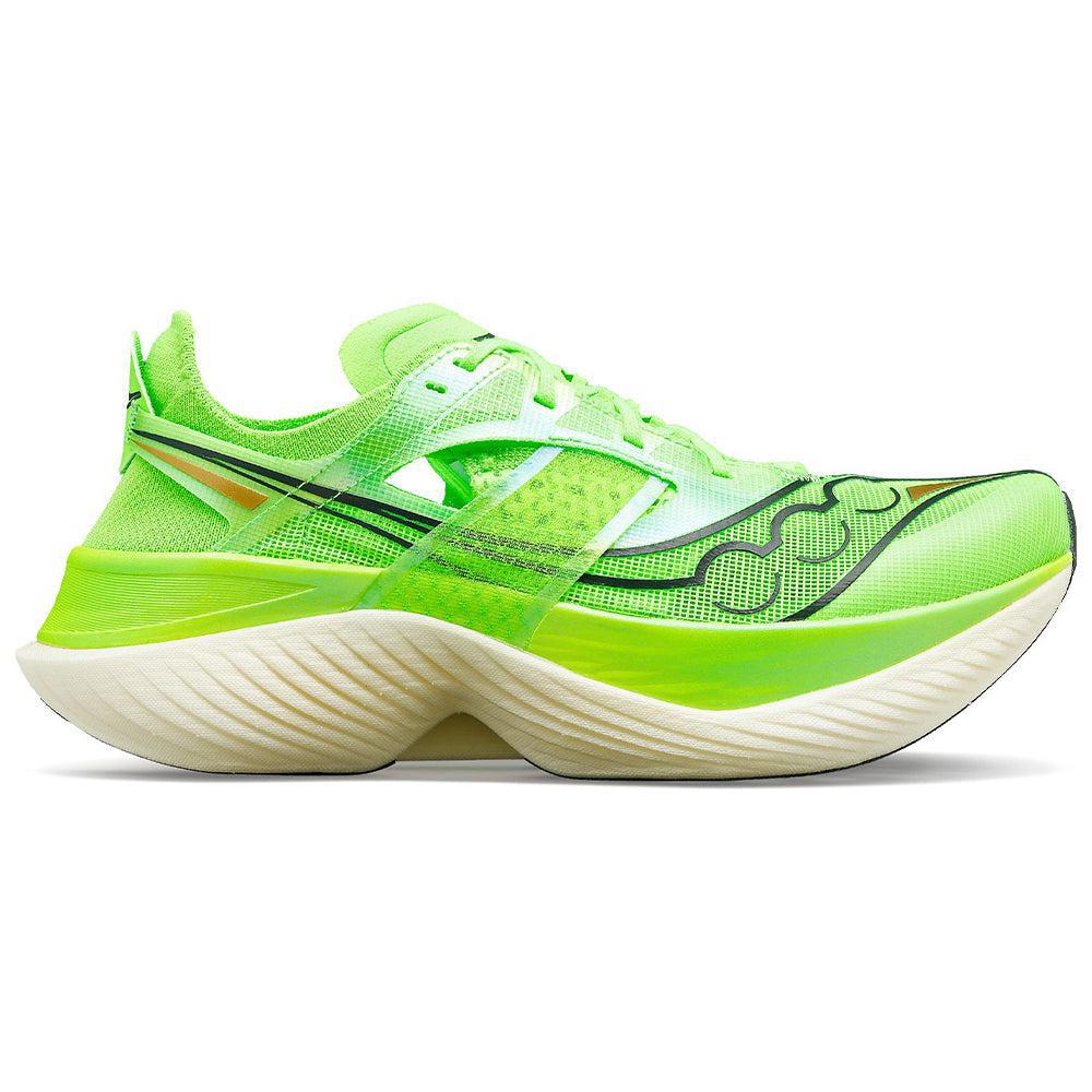 Women's Saucony Endorphin Elite, Slime, 8.5 B Medium